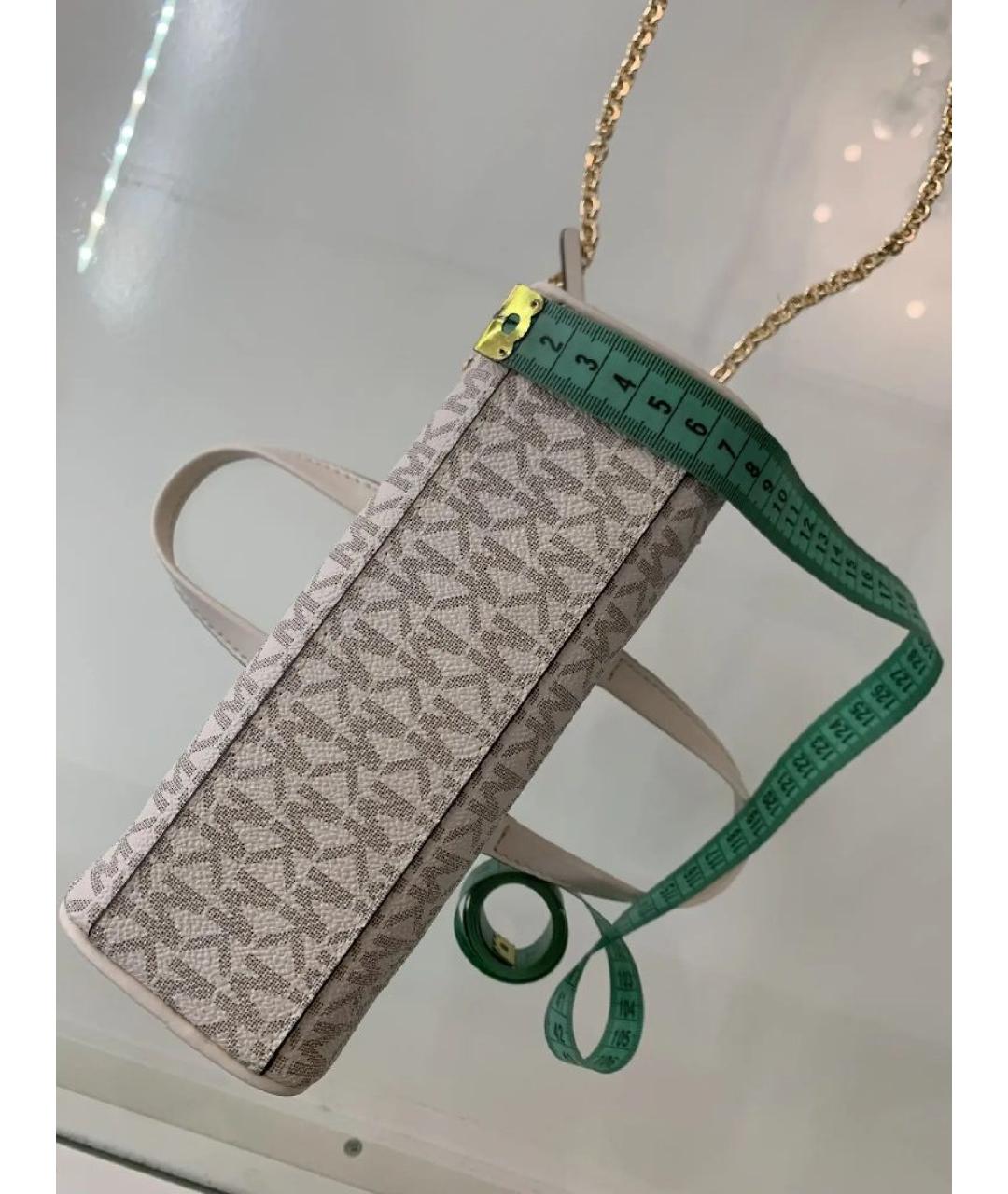 MICHAEL KORS Бежевая сумка через плечо, фото 8