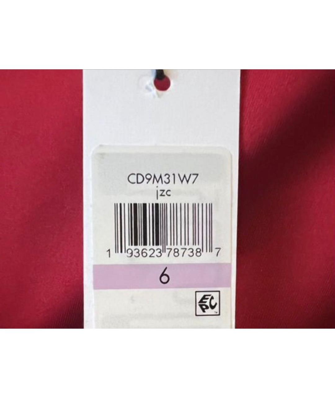 CALVIN KLEIN Мульти полиэстеровое платье, фото 5