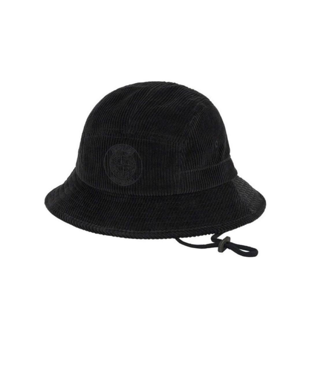STONE ISLAND Черная шапка, фото 4