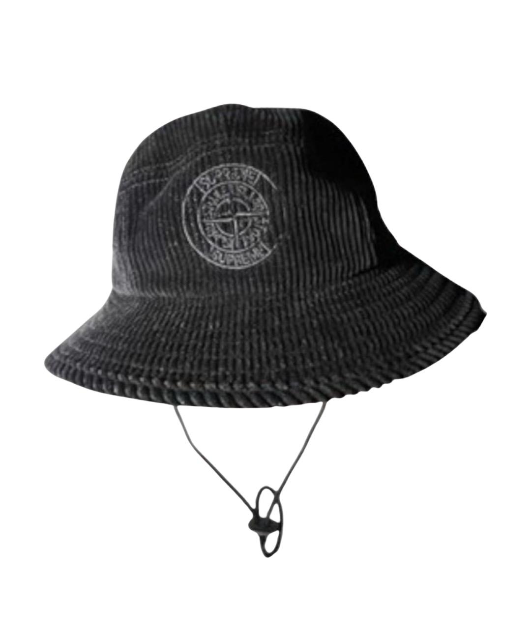 STONE ISLAND Черная шапка, фото 1