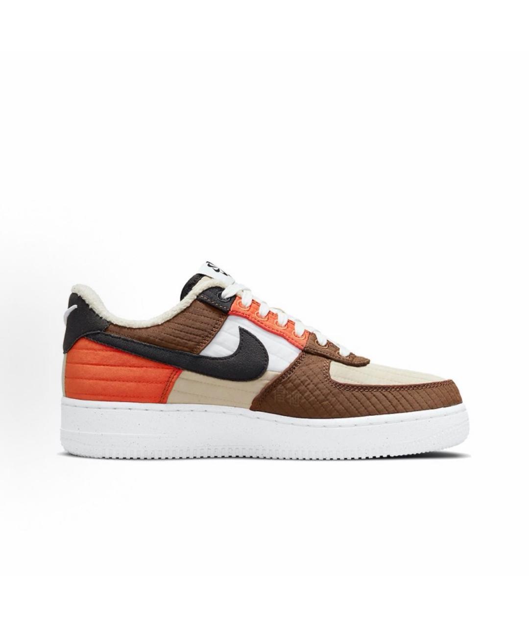 NIKE Оранжевые текстильные кроссовки, фото 6