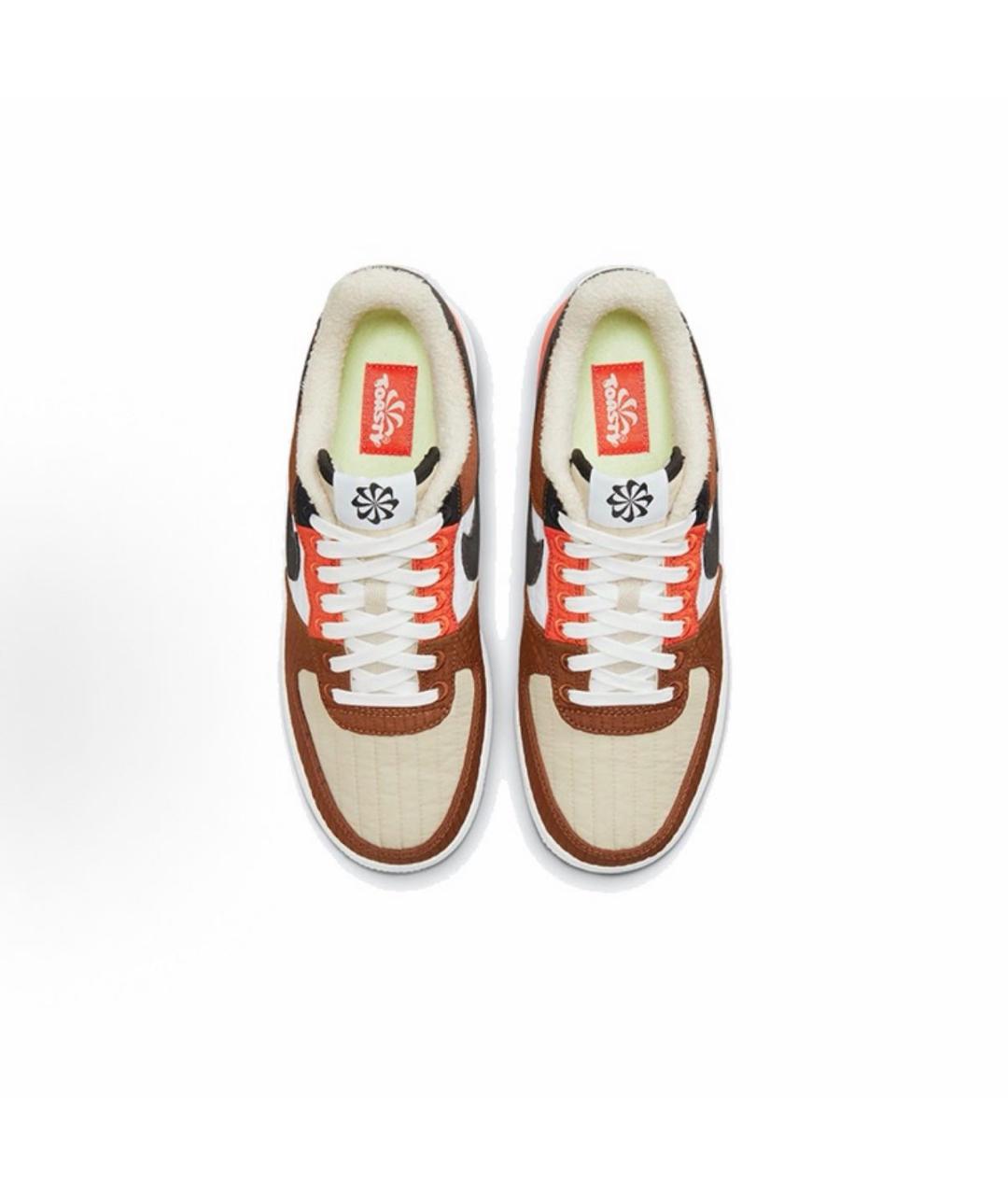 NIKE Оранжевые текстильные кроссовки, фото 3