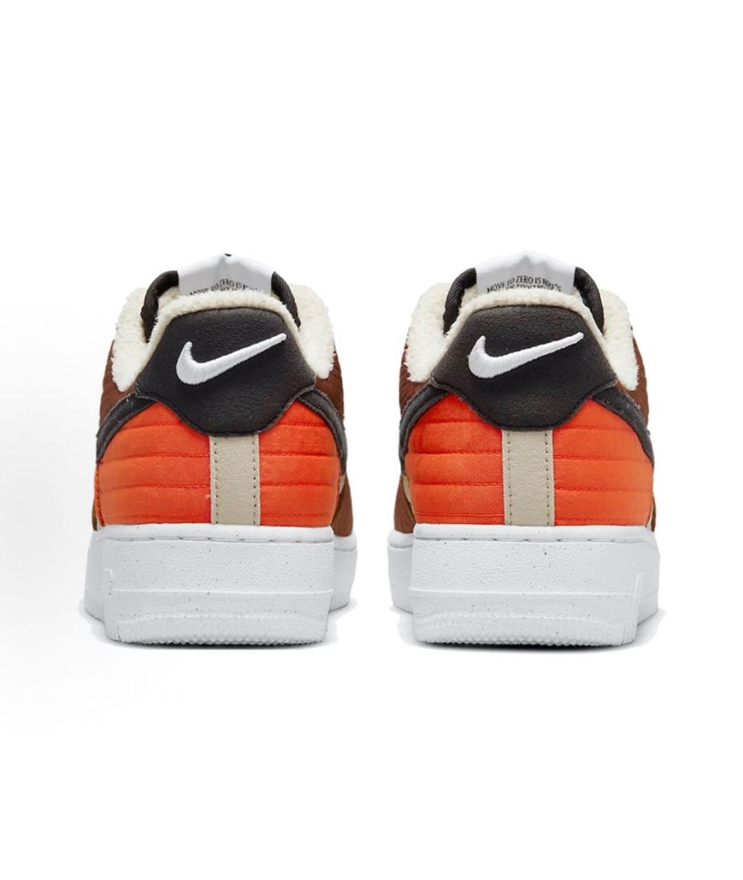 NIKE Оранжевые текстильные кроссовки, фото 4