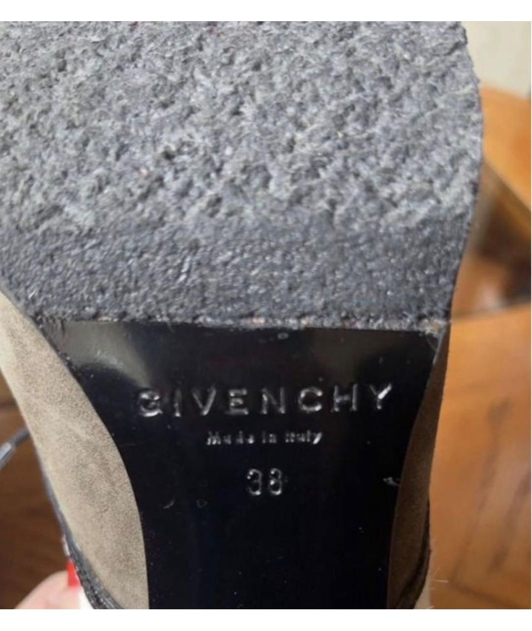GIVENCHY Мульти замшевые ботильоны, фото 5