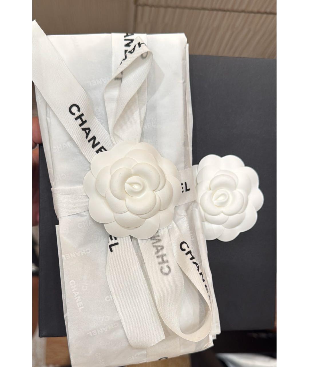 CHANEL Бежевые шерстяные перчатки, фото 4