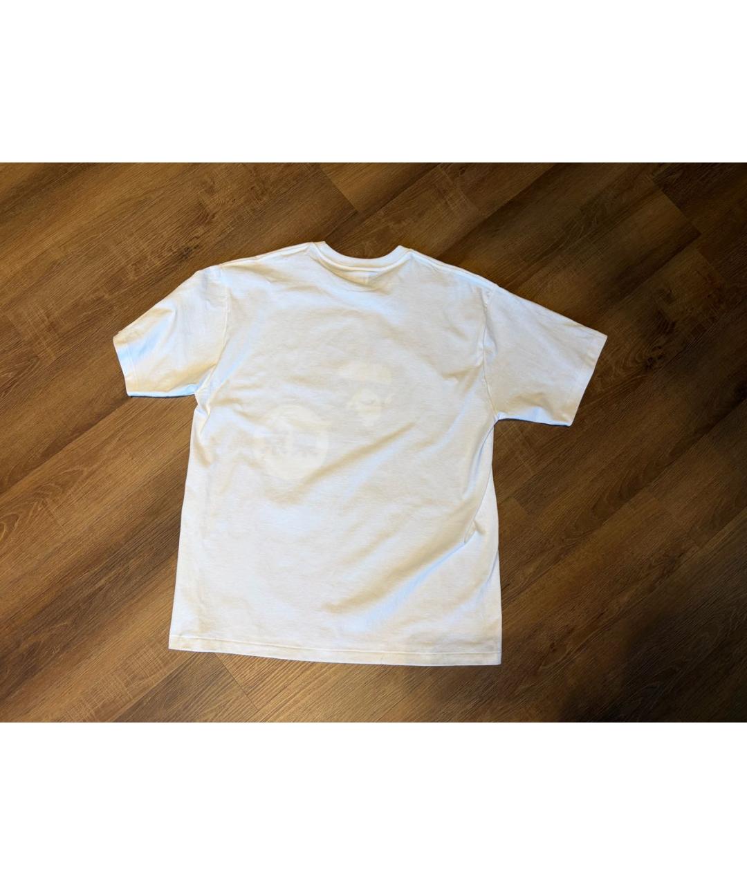 BAPE Белая хлопковая футболка, фото 2