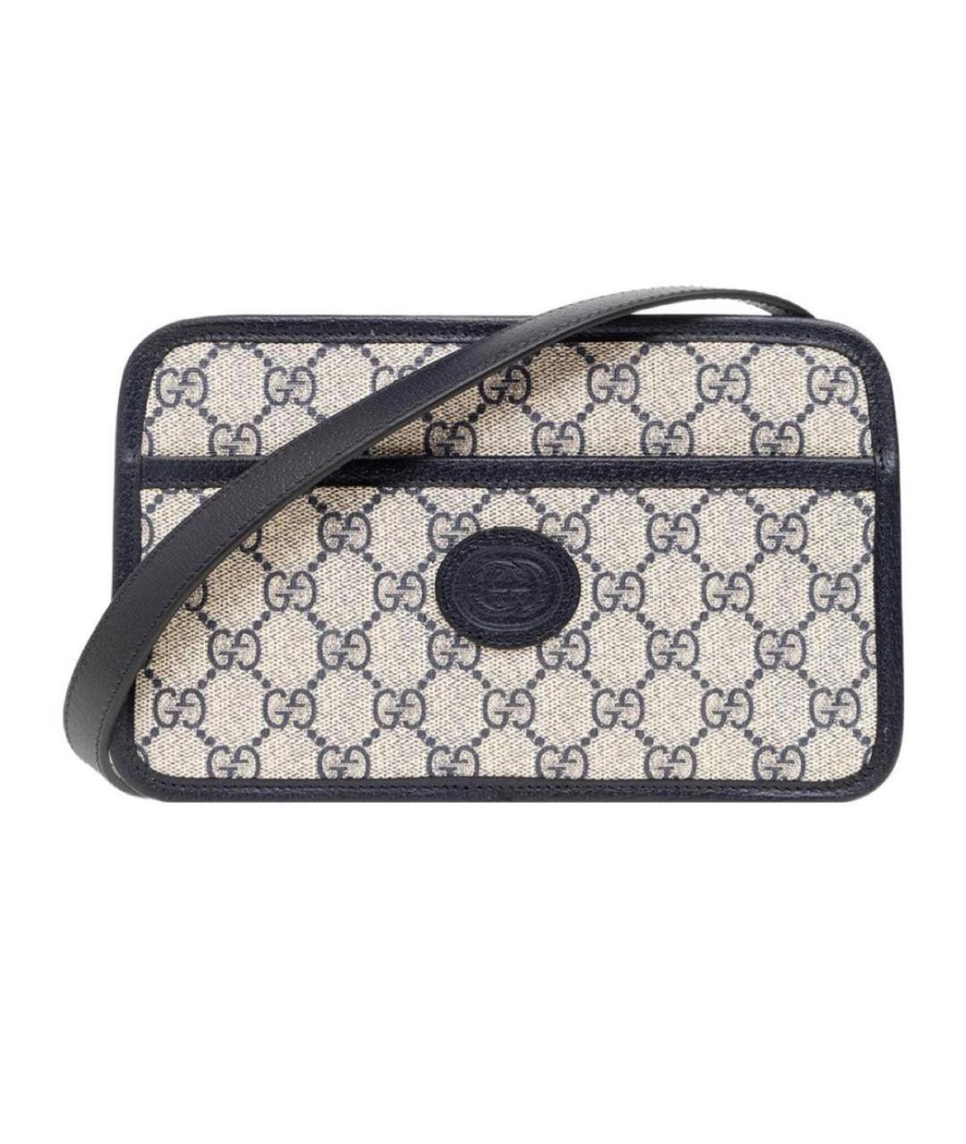 GUCCI Черная канва сумка на плечо, фото 5