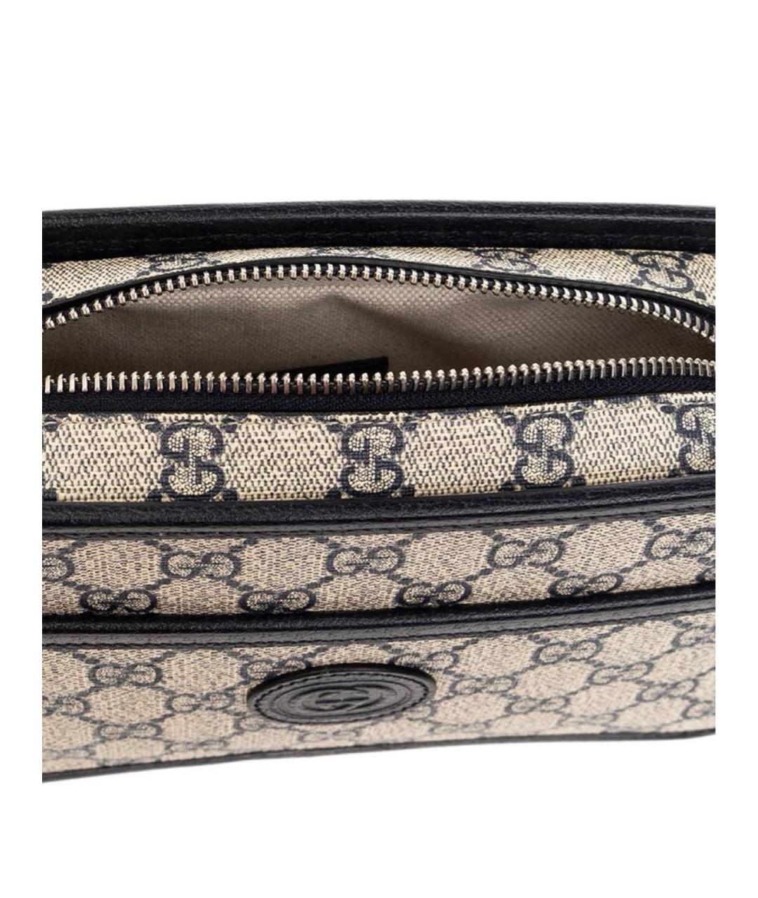 GUCCI Черная канва сумка на плечо, фото 4