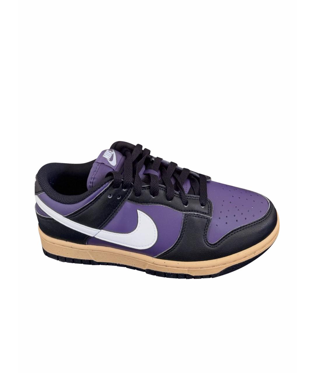NIKE Бордовые кроссовки из искусственной кожи, фото 1