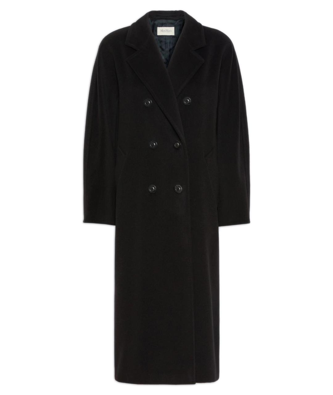 MAX MARA Черное шерстяное пальто, фото 1