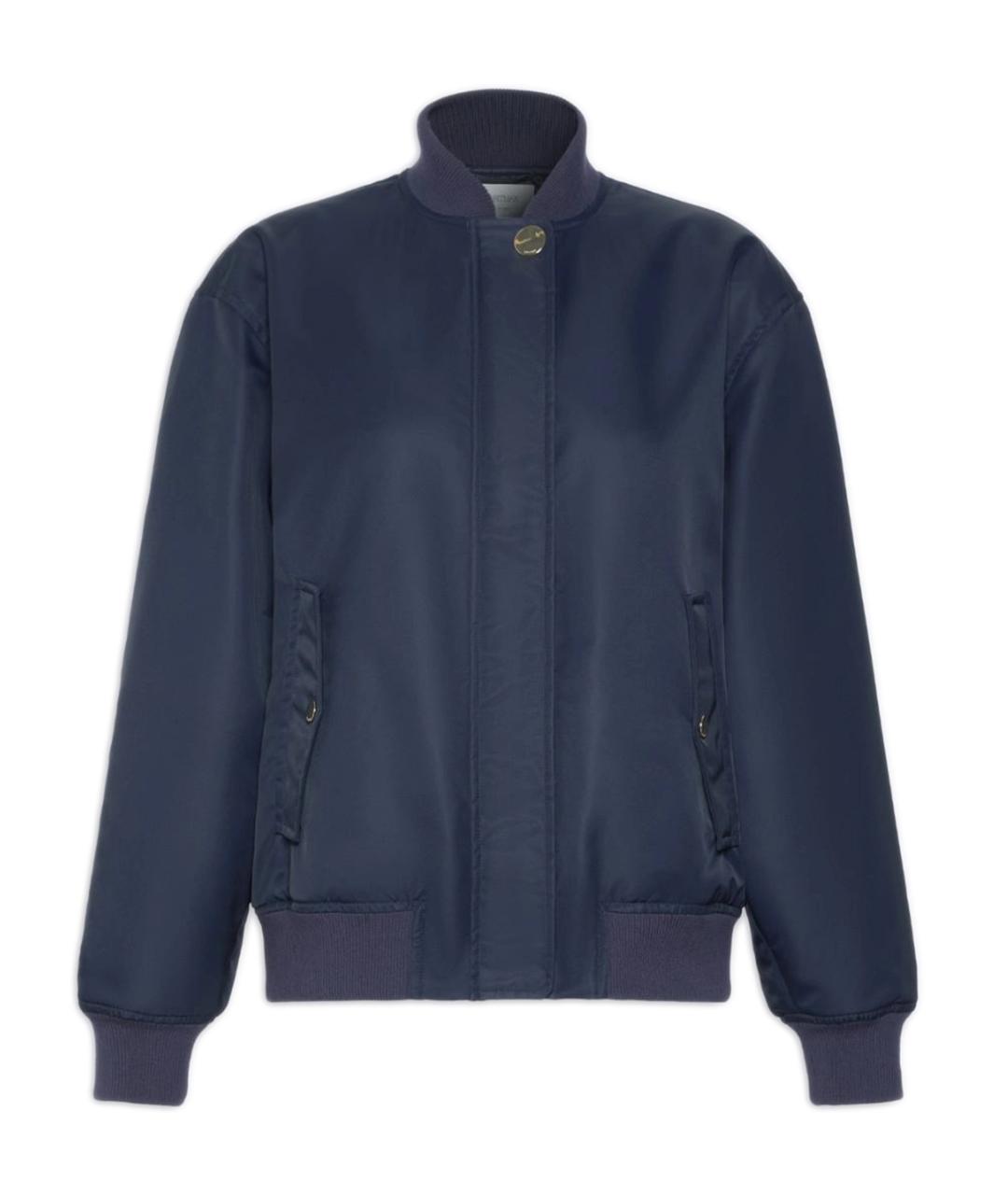 SPORTMAX Синяя полиамидовая куртка, фото 1