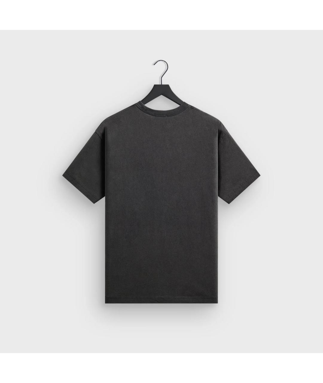 KITH Черная хлопковая футболка, фото 2