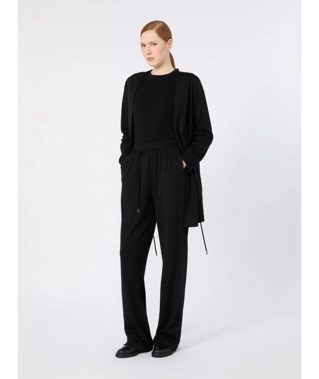 MAX MARA Черный шерстяной джемпер / свитер, фото 2