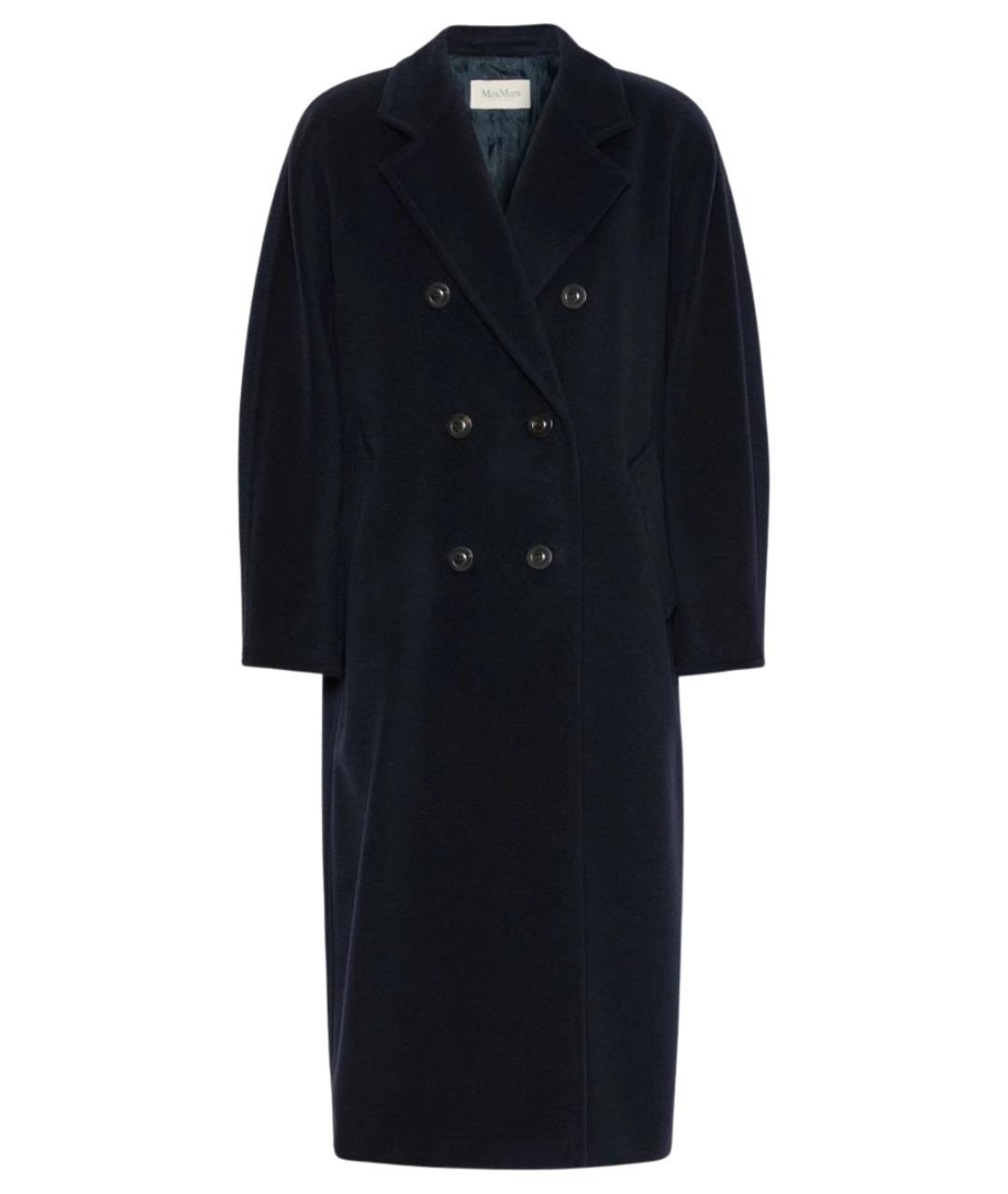 MAX MARA Синее шерстяное пальто, фото 1