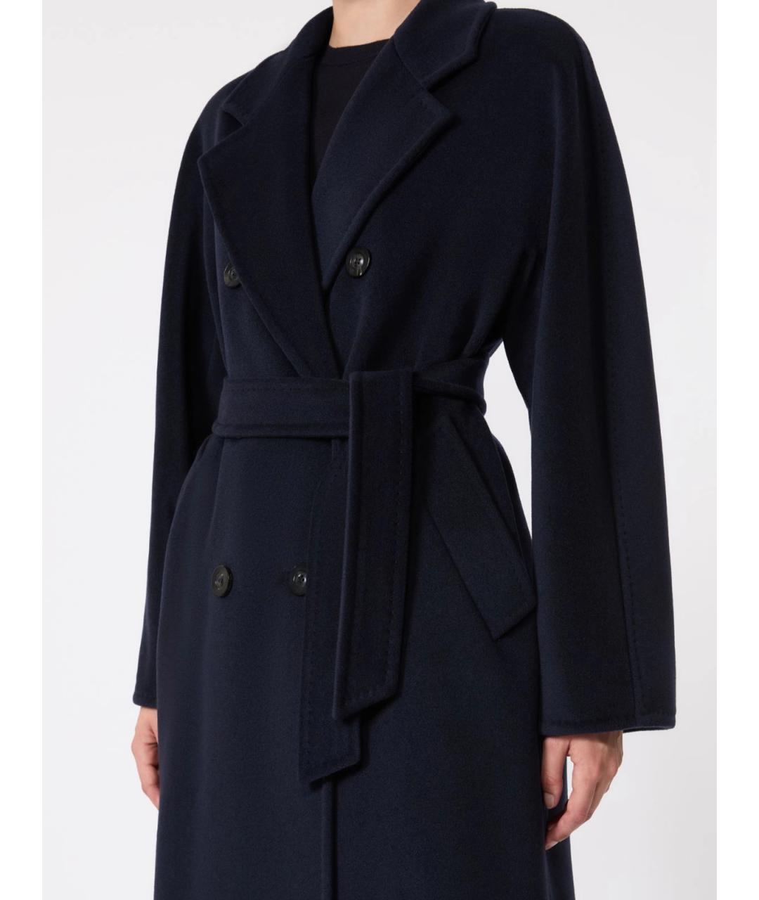 MAX MARA Синее шерстяное пальто, фото 6