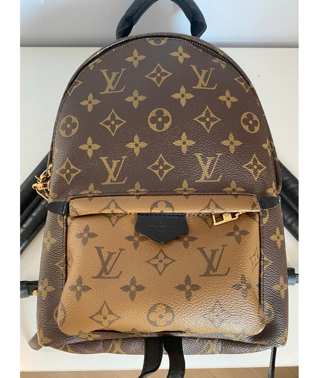 LOUIS VUITTON Коричневый рюкзак, фото 4