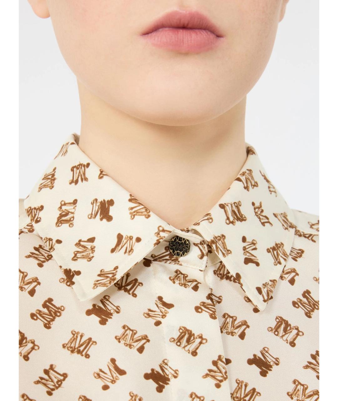 MAX MARA Мульти шелковая рубашка, фото 6
