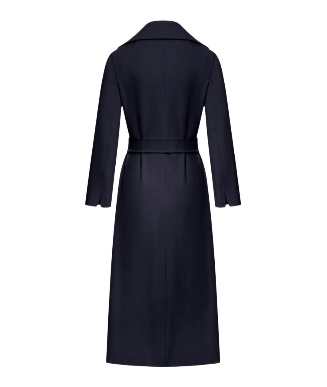 'S MAX MARA Синее шерстяное пальто, фото 2
