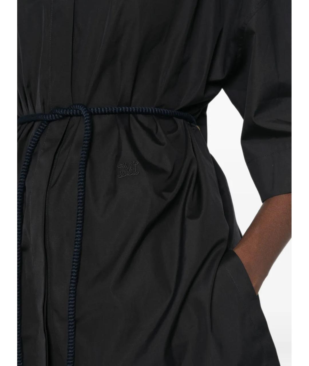 MAX MARA Синяя хлопковая рубашка, фото 5