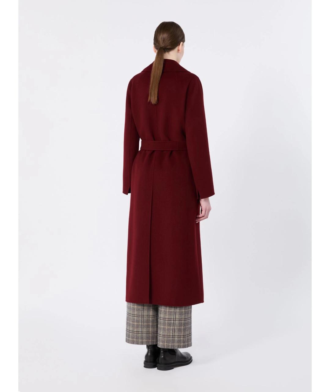 'S MAX MARA Красное шерстяное пальто, фото 4