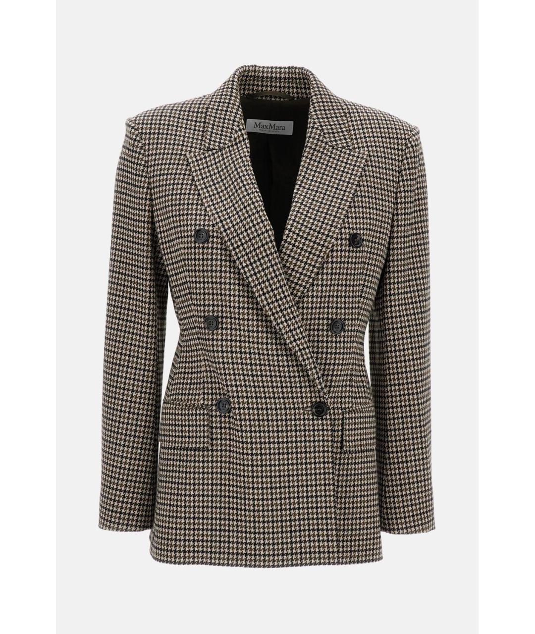 MAX MARA Мульти вискозный жакет/пиджак, фото 4