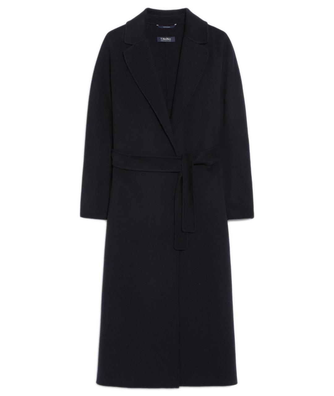 'S MAX MARA Синее шерстяное пальто, фото 1