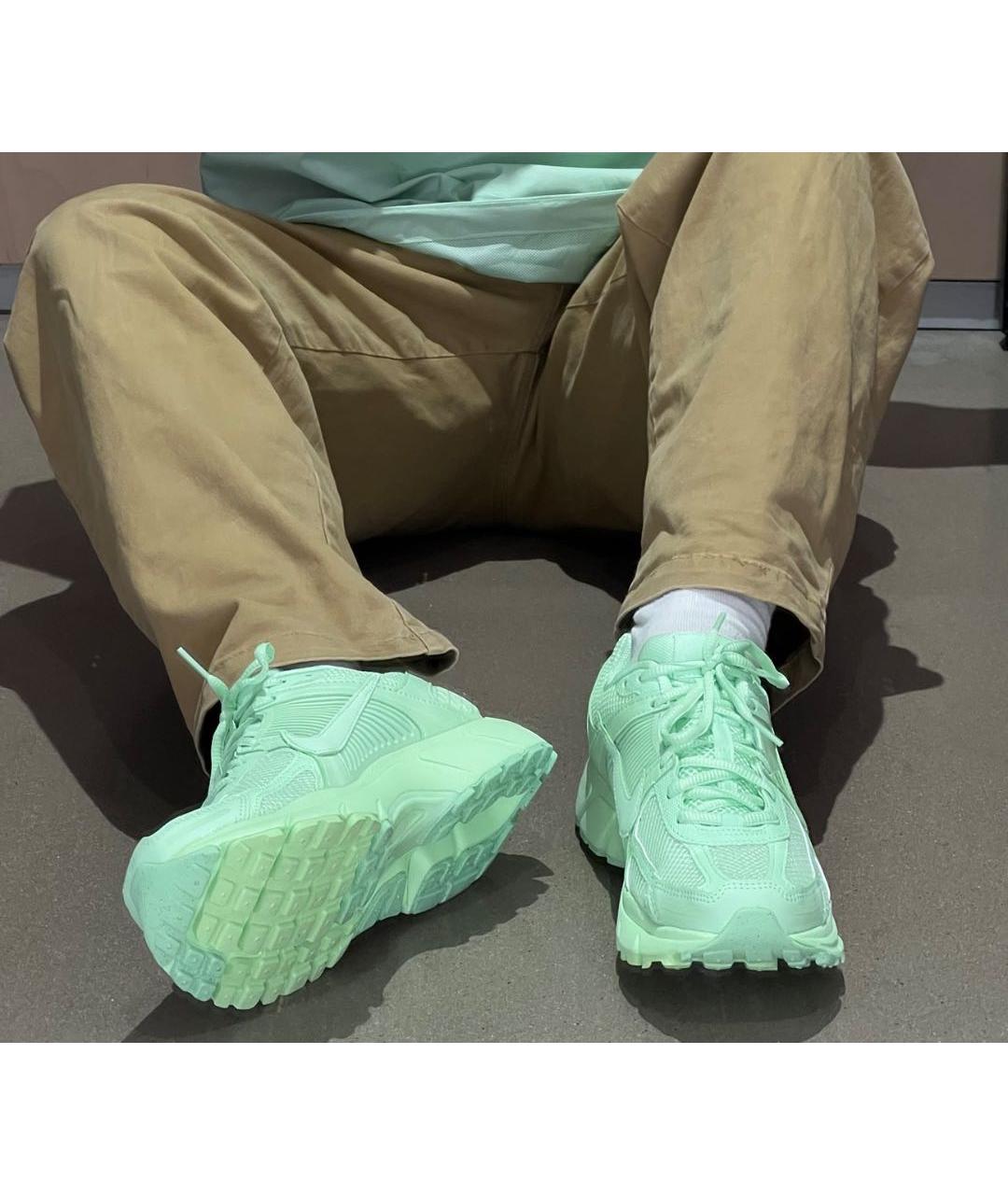 NIKE Салатовые низкие кроссовки / кеды, фото 3