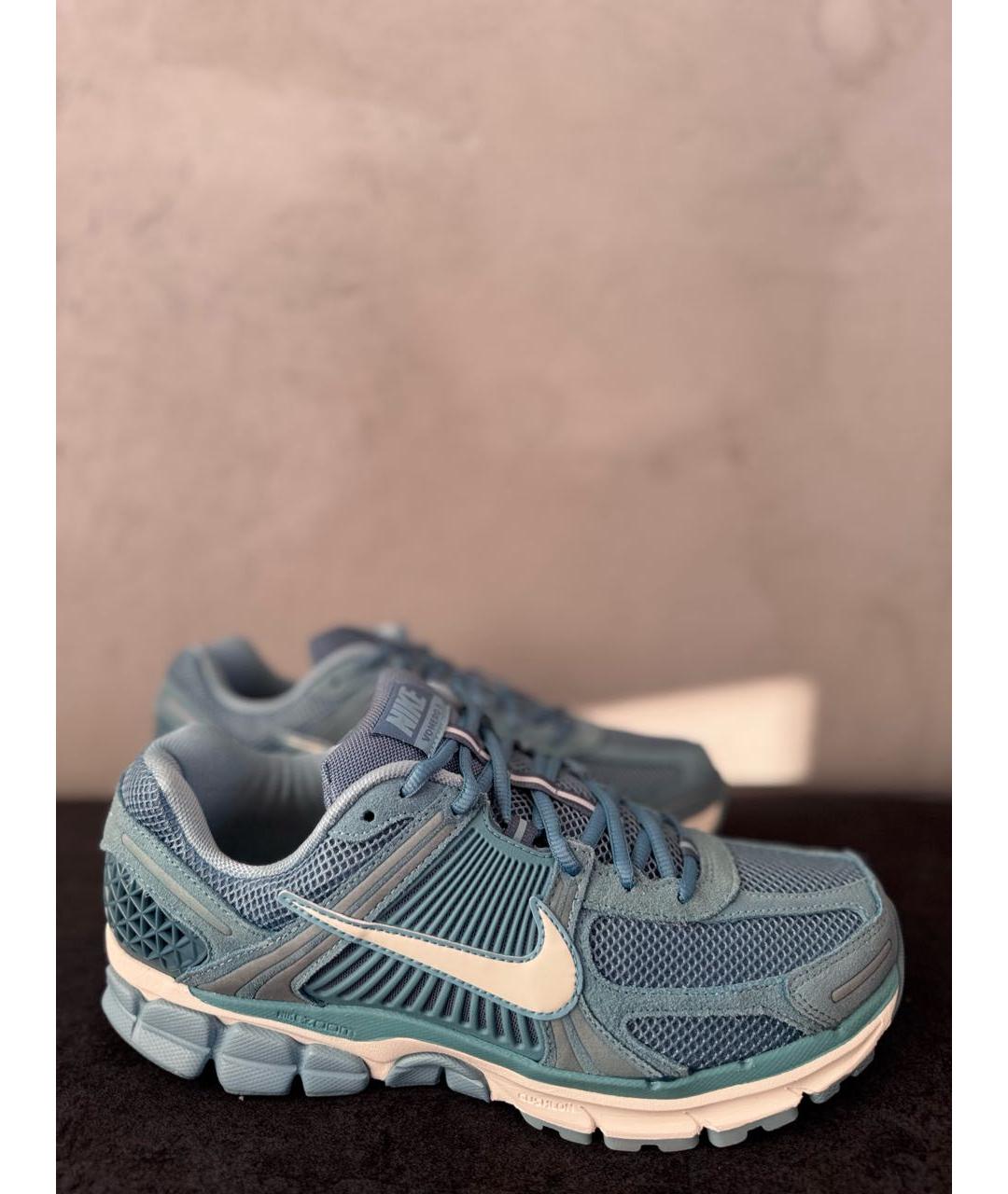 NIKE Синие текстильные низкие кроссовки / кеды, фото 5