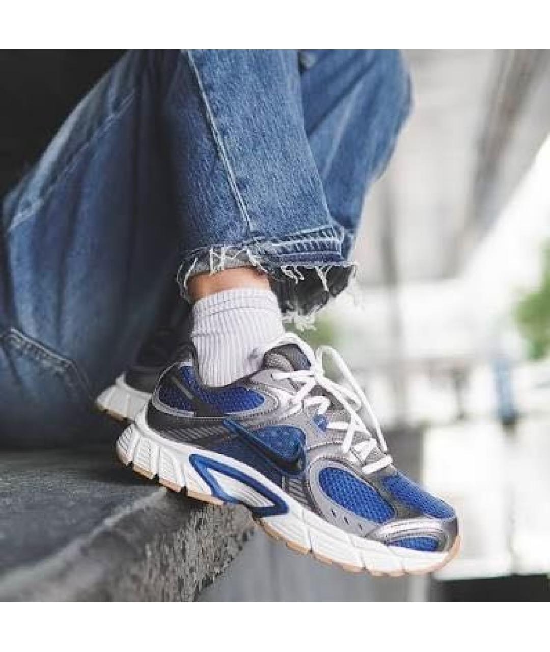 NIKE Синие низкие кроссовки / кеды, фото 4