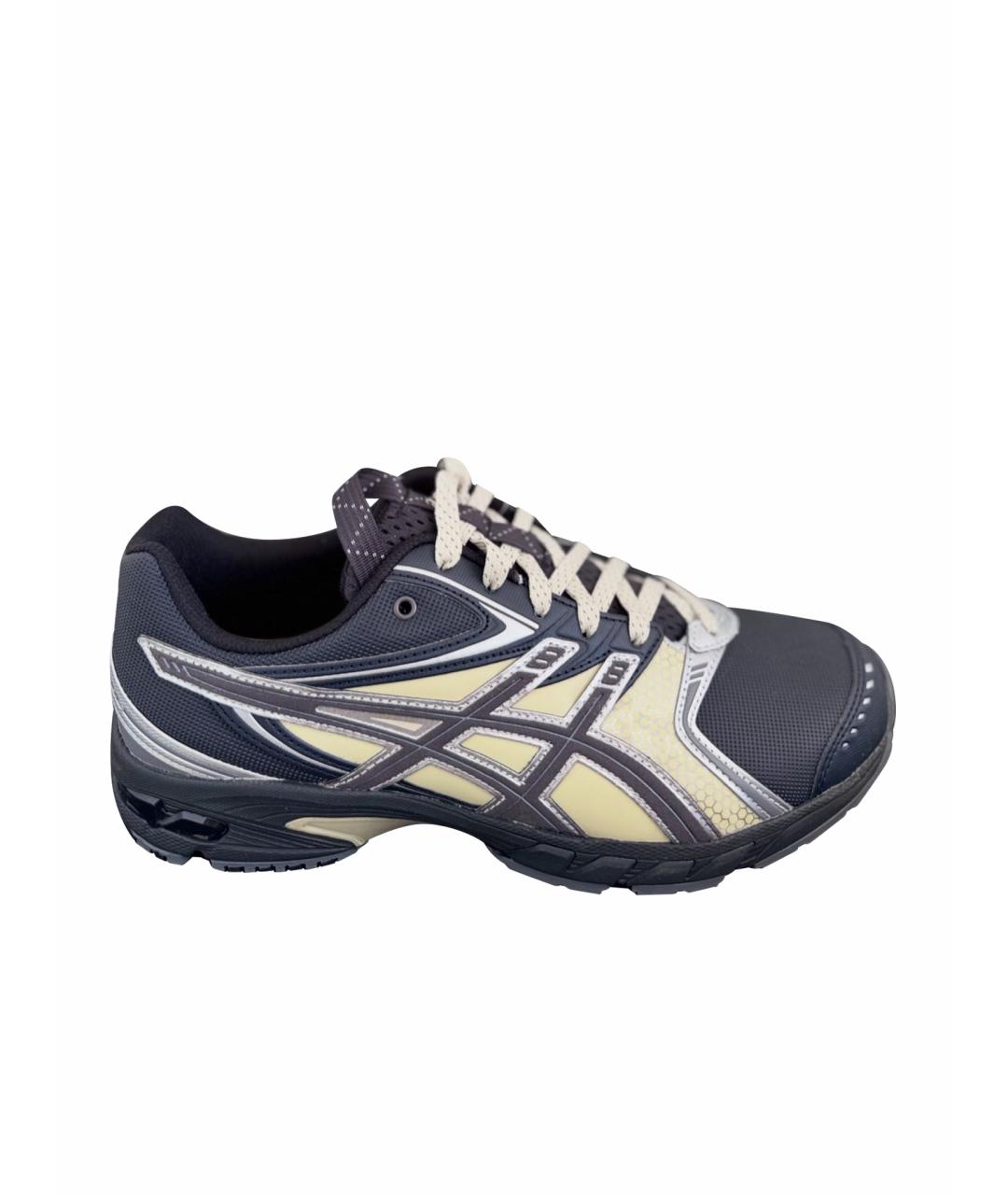 ASICS Серые текстильные низкие кроссовки / кеды, фото 1