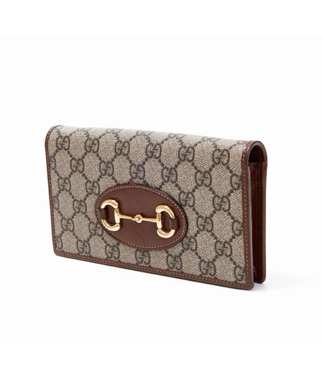 GUCCI Коричневая канва сумка через плечо, фото 3