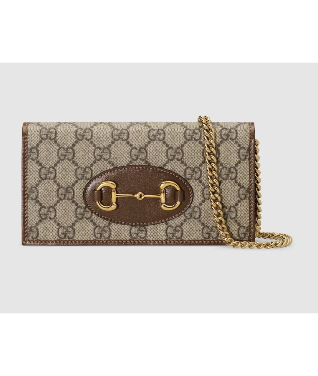 GUCCI Коричневая канва сумка через плечо, фото 7