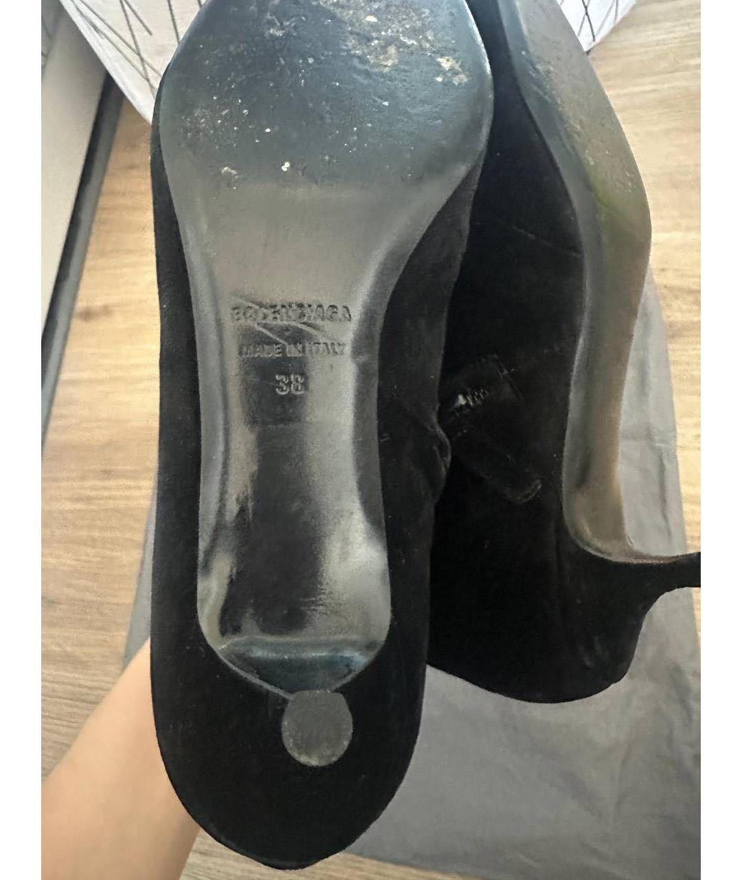 BALENCIAGA Черные сапоги, фото 4