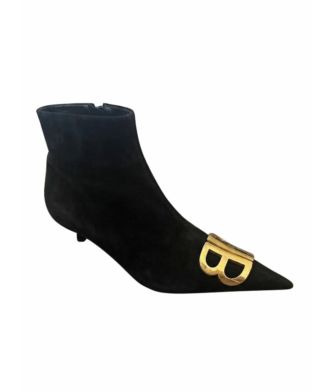 BALENCIAGA Черные сапоги, фото 1