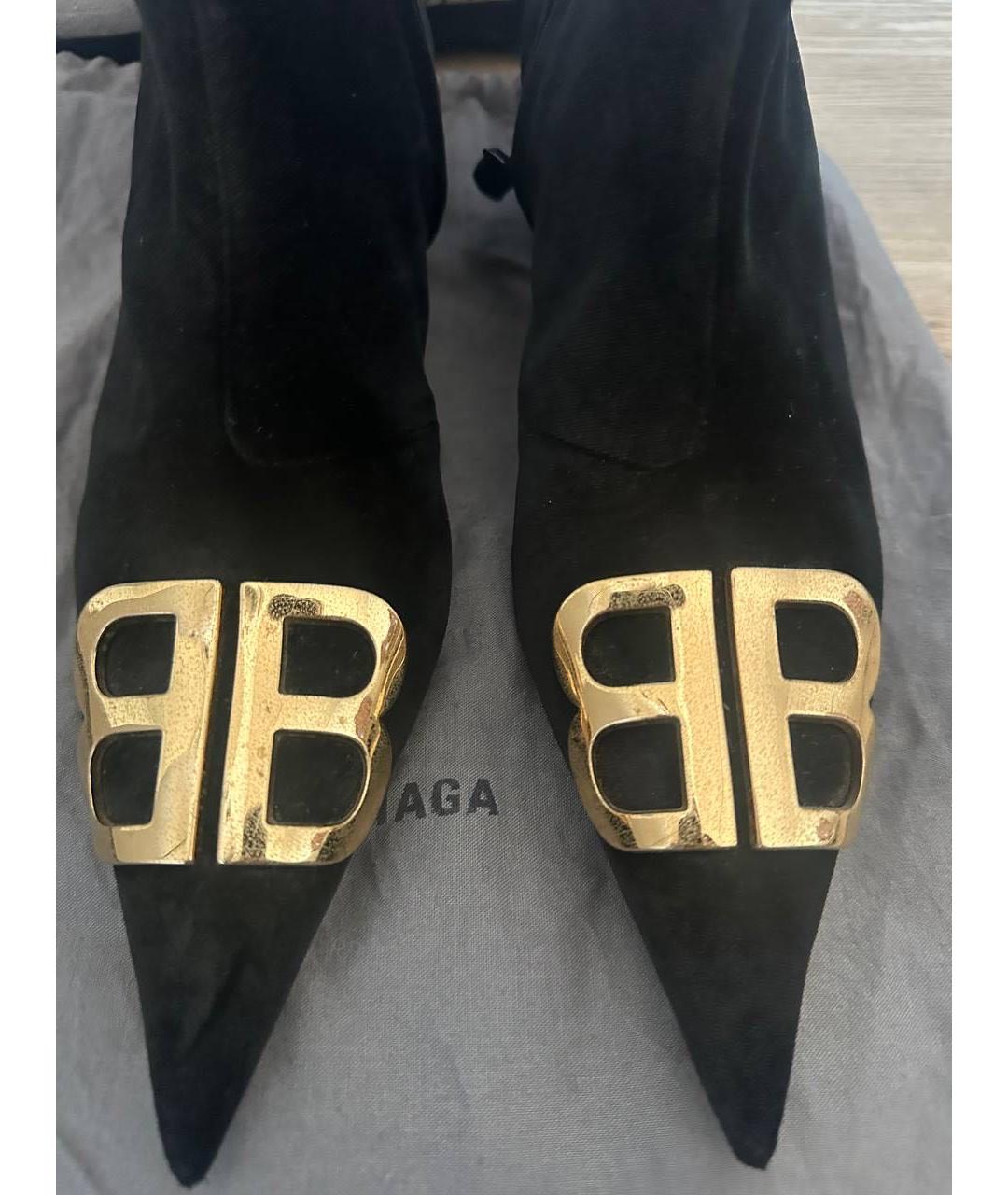 BALENCIAGA Черные сапоги, фото 3