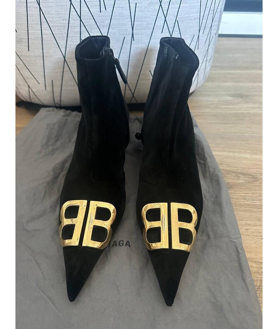 BALENCIAGA Черные сапоги, фото 2