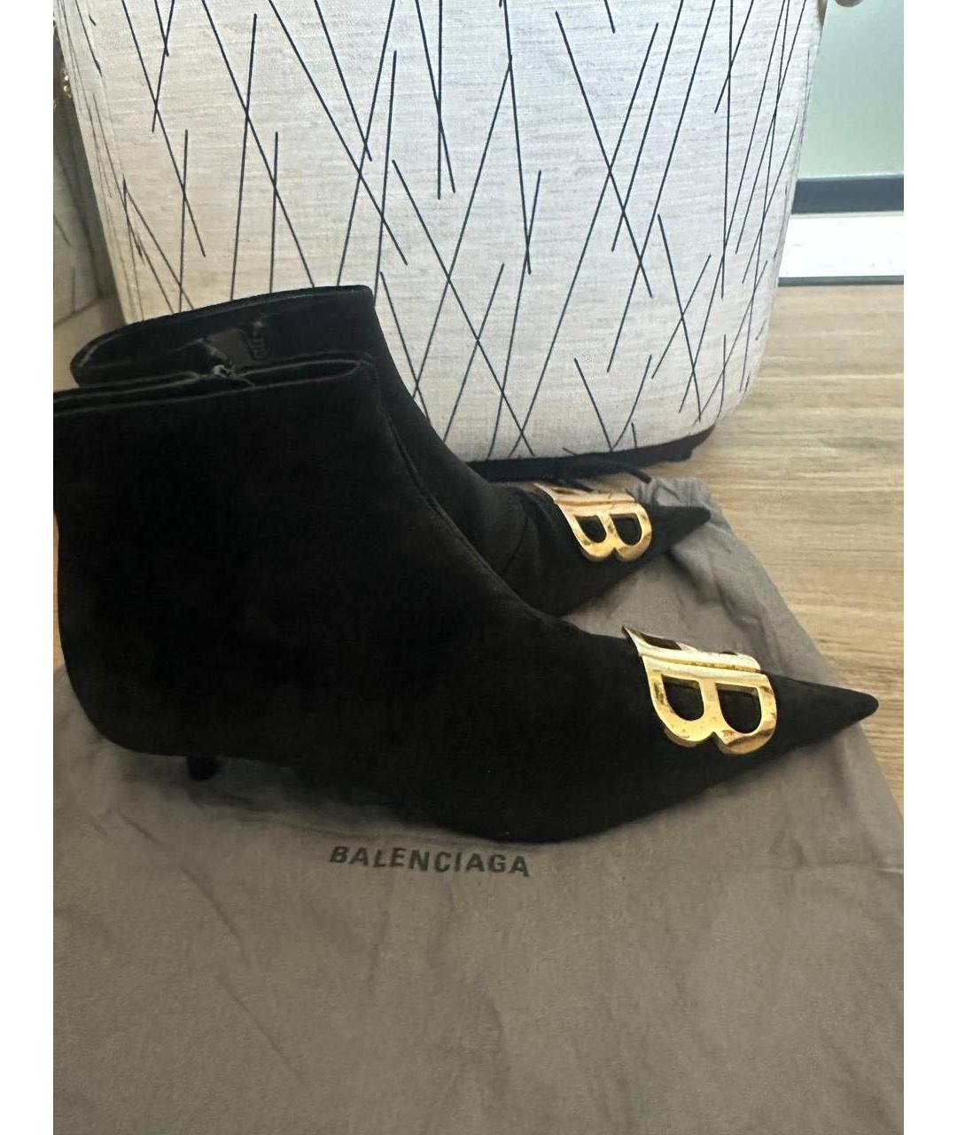 BALENCIAGA Черные сапоги, фото 6