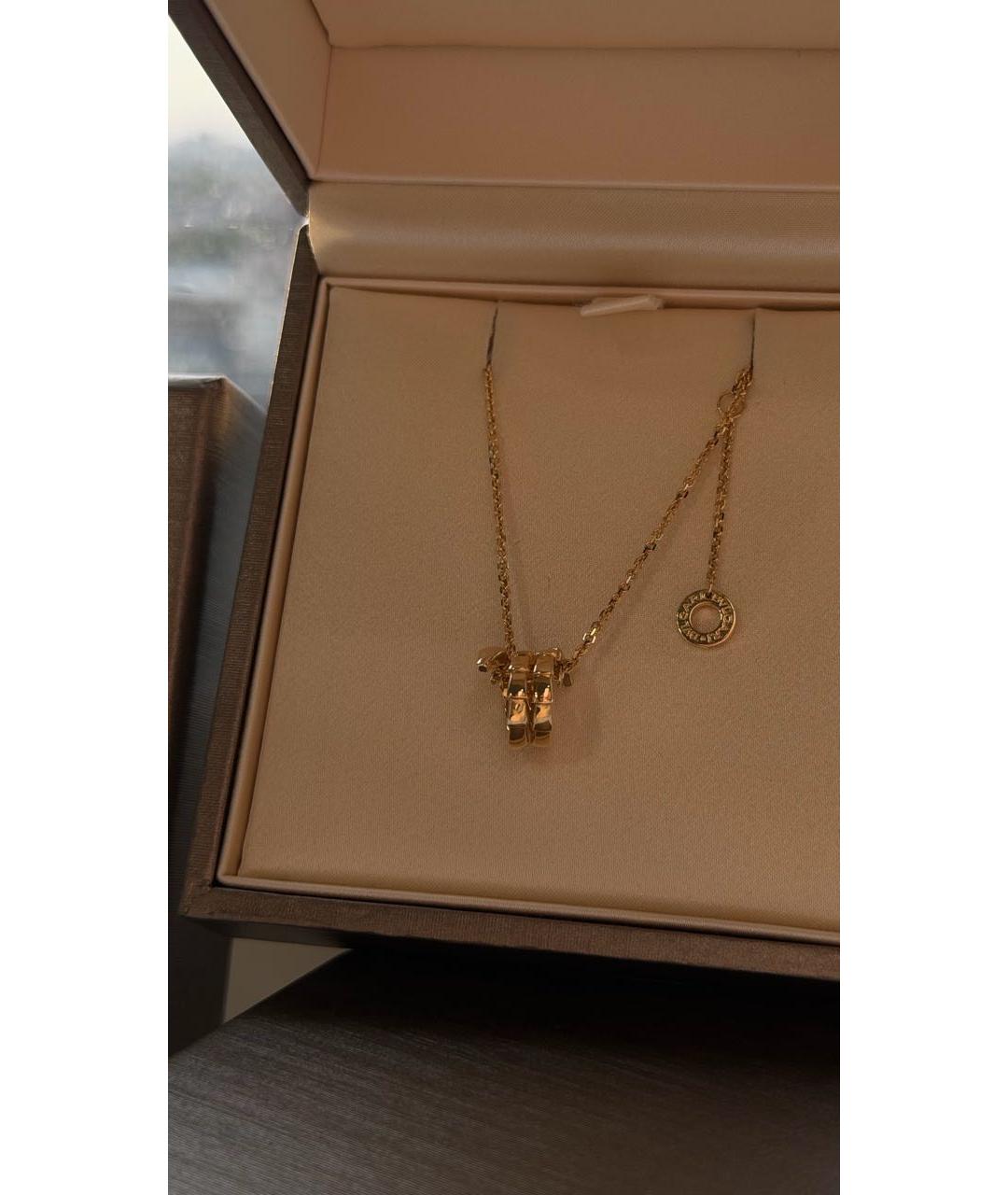 BVLGARI Золотое колье из желтого золота, фото 2