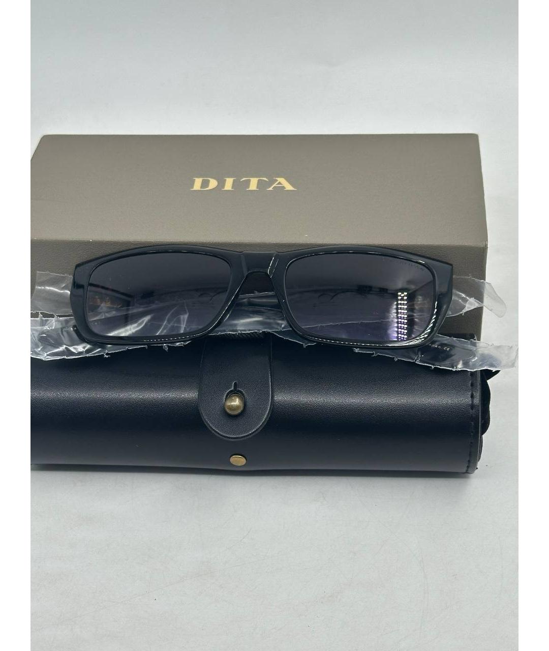 DITA Черные пластиковые солнцезащитные очки, фото 5