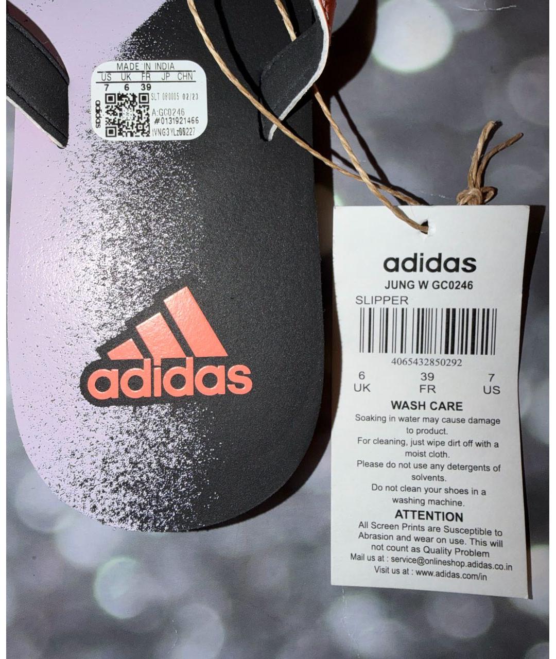 ADIDAS Мульти шлепанцы, фото 4