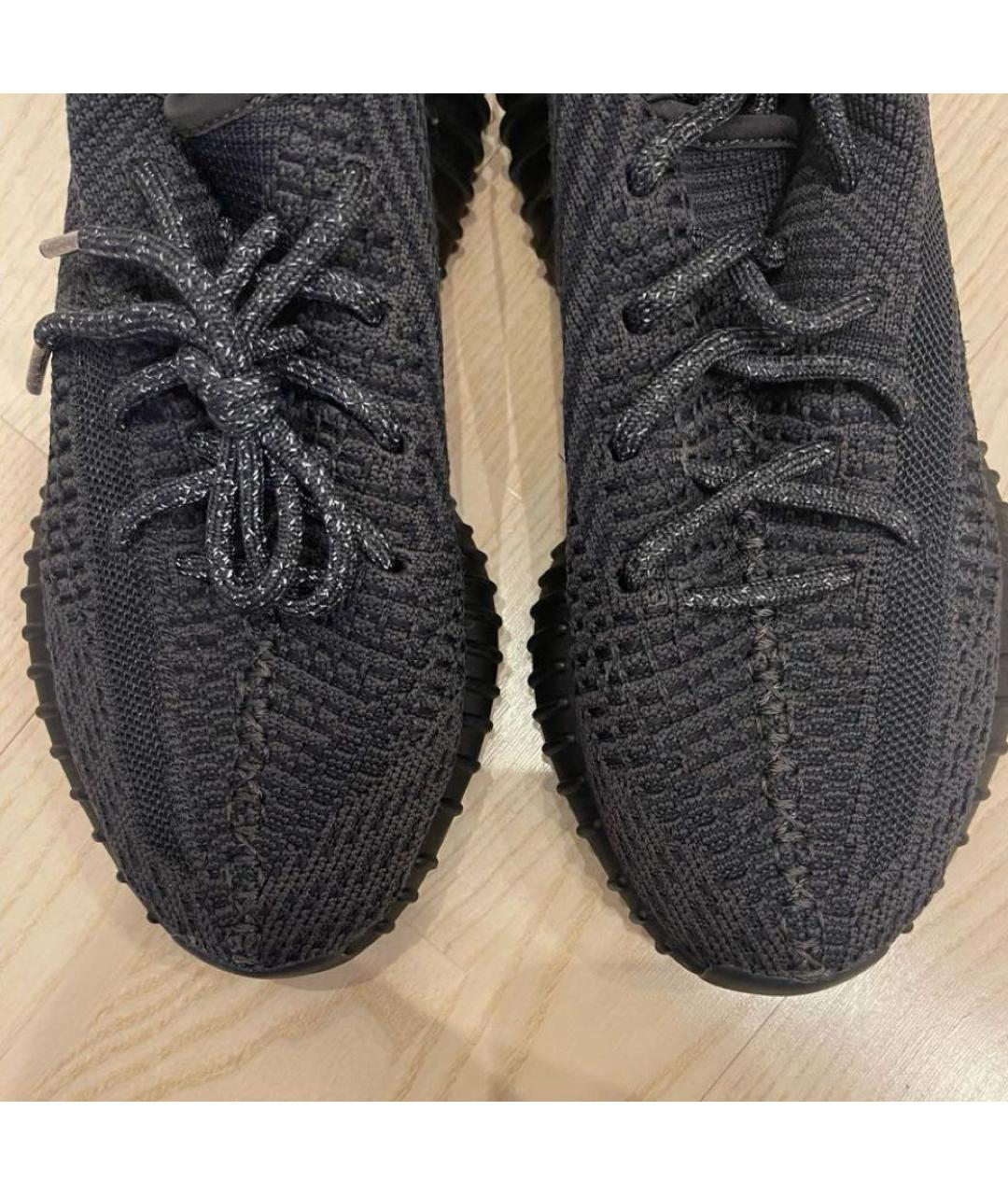 ADIDAS YEEZY Черные синтетические кроссовки, фото 4