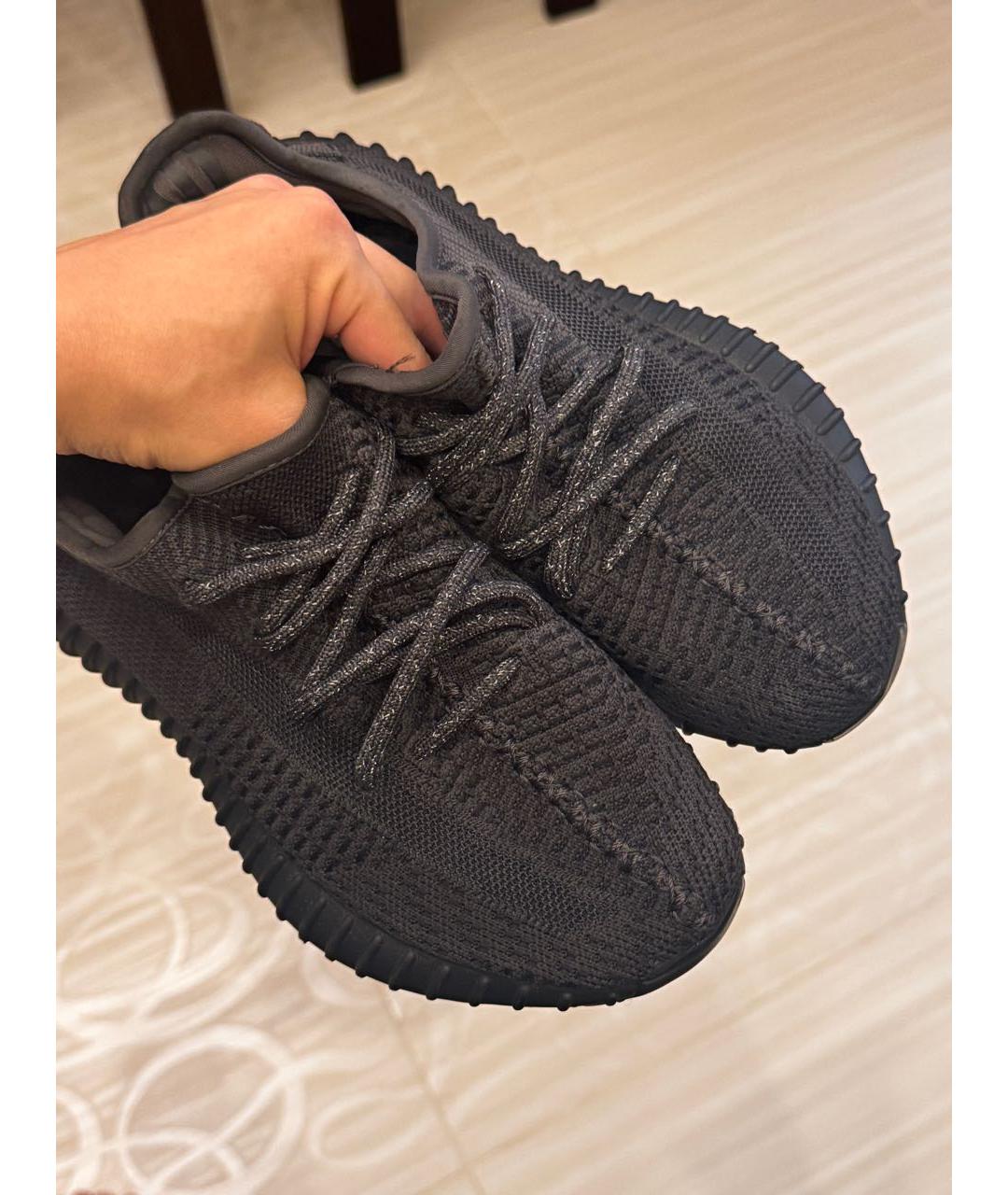 ADIDAS YEEZY Черные синтетические кроссовки, фото 6