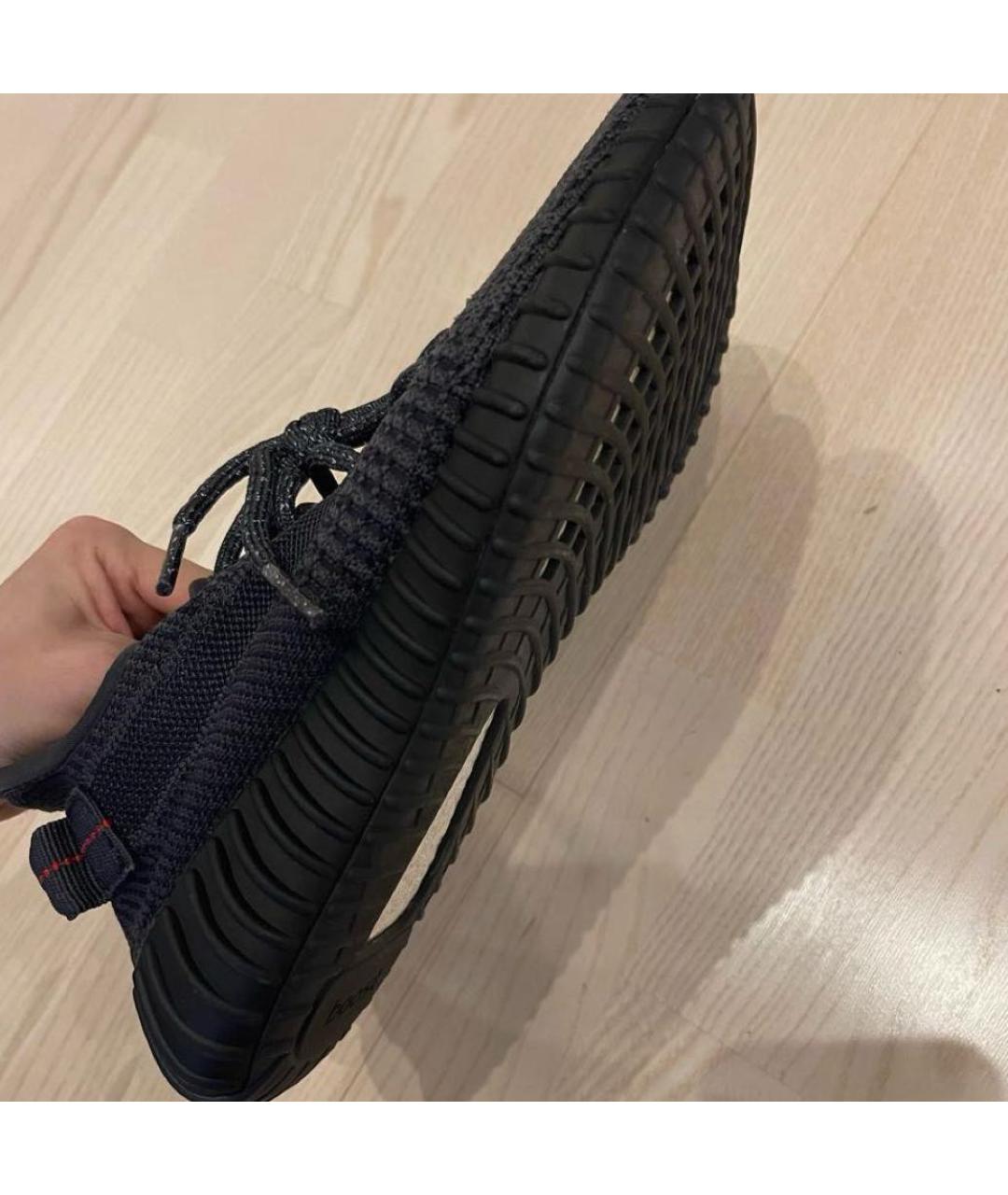 ADIDAS YEEZY Черные синтетические кроссовки, фото 2