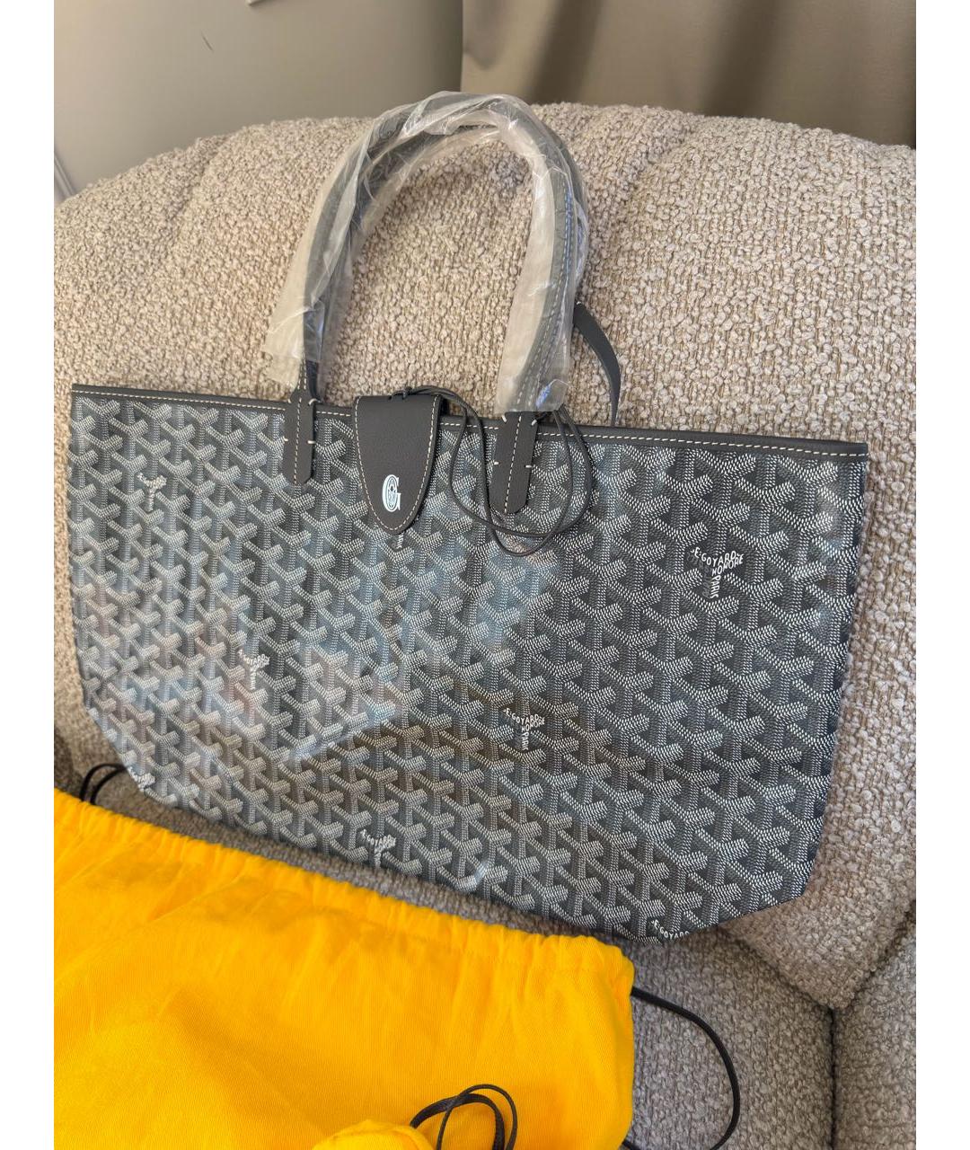 GOYARD Серая сумка тоут, фото 4