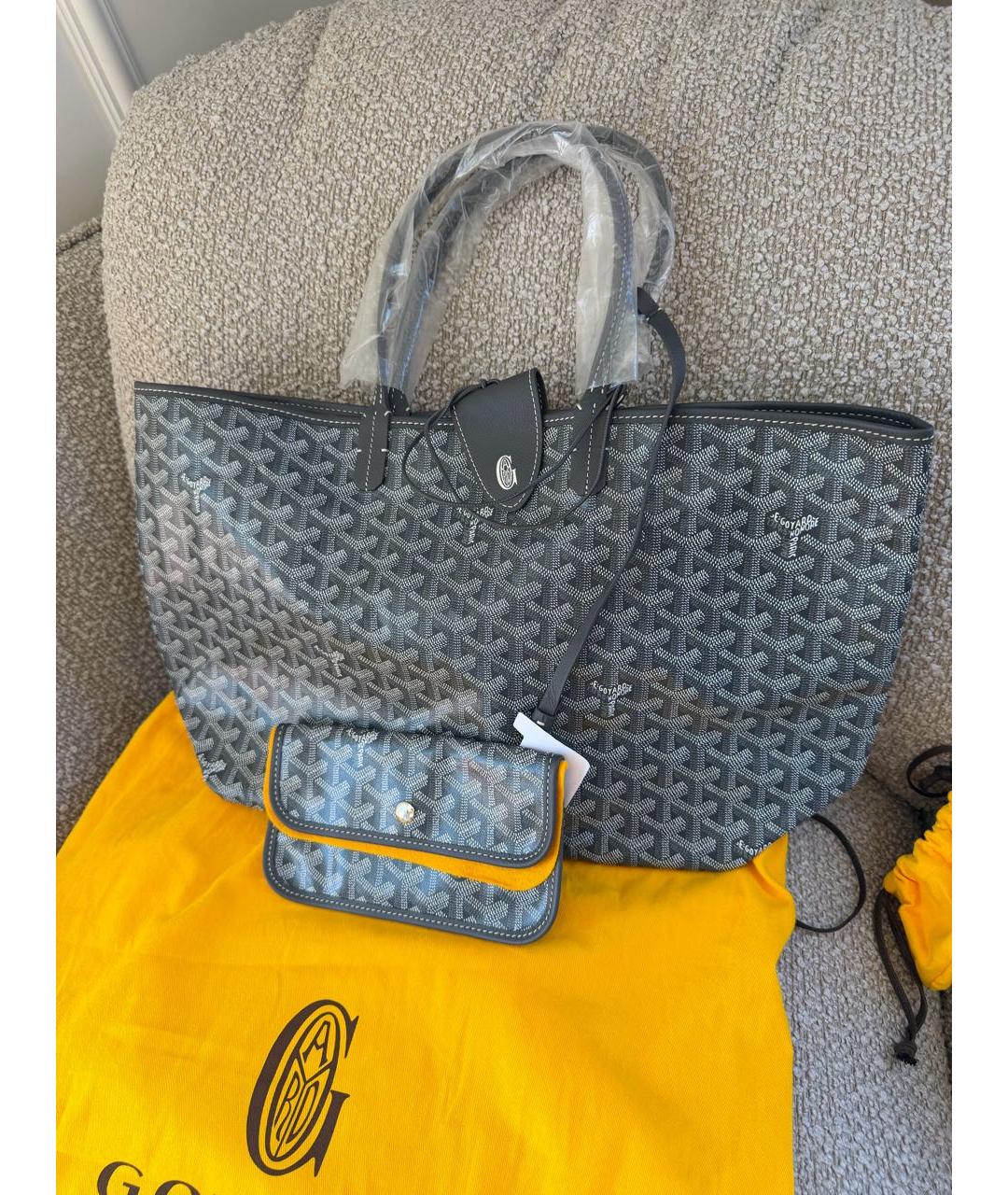 GOYARD Серая сумка тоут, фото 2