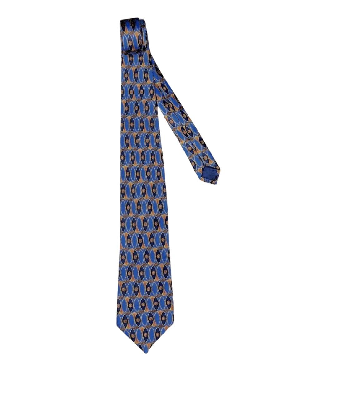 LANVIN Синий шелковый галстук, фото 1