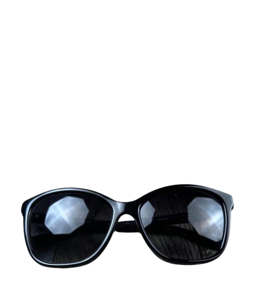 DOLCE&GABBANA Черные пластиковые солнцезащитные очки, фото 1