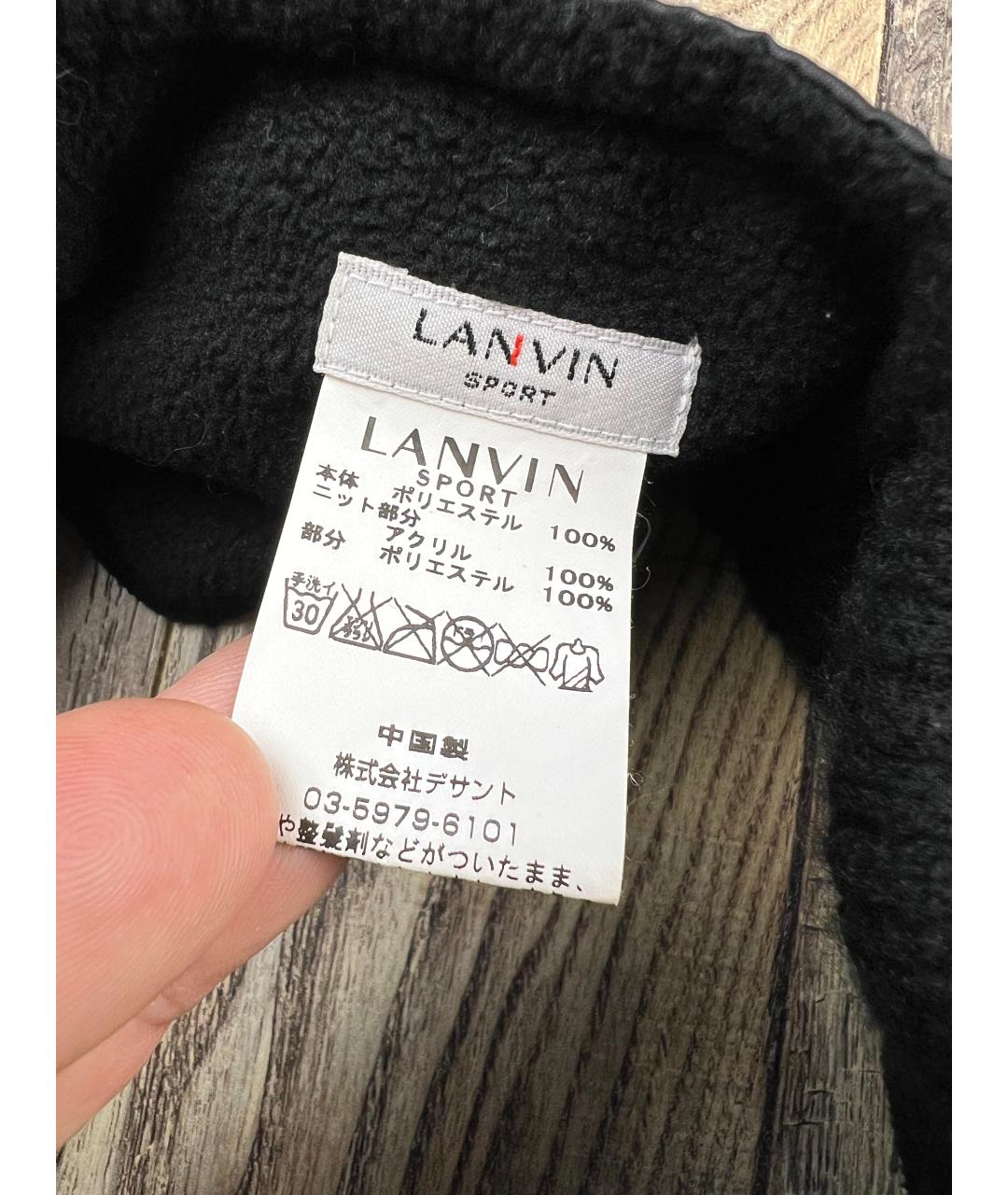 LANVIN Черная кепка/бейсболка, фото 4