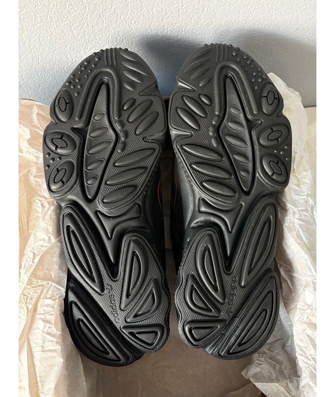 ADIDAS Черные текстильные низкие кроссовки / кеды, фото 7