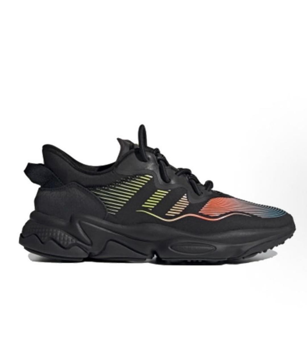 ADIDAS Черные текстильные низкие кроссовки / кеды, фото 8
